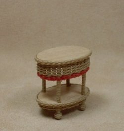 1/2" Carolina Two Tier End Table