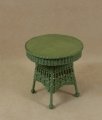Round End Table in Fern Green