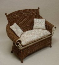 Molly's Loveseat in Two Tone