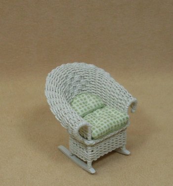 1/2" White Porch Chair - Click Image to Close