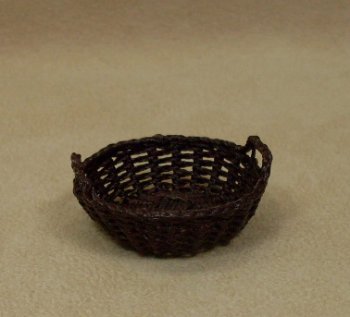 Round Basket with Handles - Click Image to Close